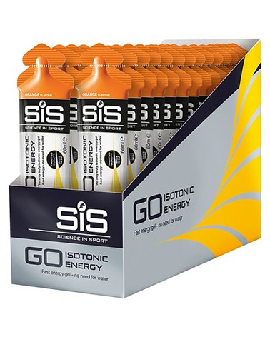 SIS GO Isotonic Energy Gel Orange Flavour, 60ml (30 gels box)