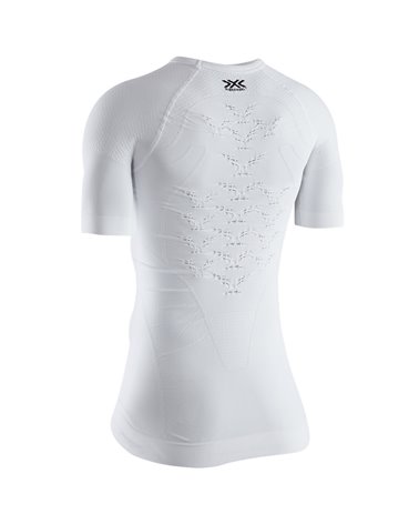 X-Bionic Energizer 4.0 Light Women's Multisport Short Sleeve Round Neck Tee, Arctic White/Dolomite Grey