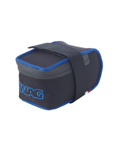 Wag Saddle Bag MTB Cordura, Black Colour With Blue Insert