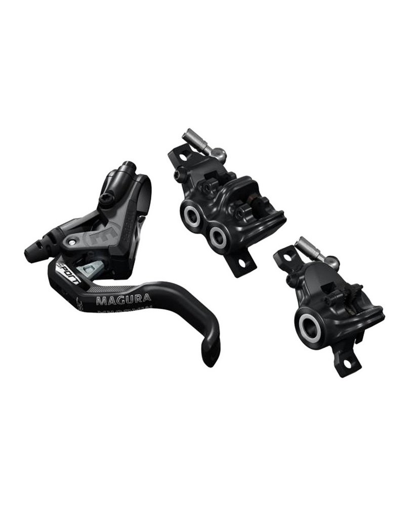 Magura MT5 eSTOP Brake Lever for Right/Left 2-Finger Aluminium Lightweight  Lever, Black/Silver