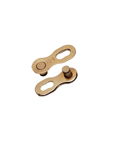 Kmc Speed Chain Link 12 Speed  X12 Ti-N, Gold (2 pair - Non Re-usable)